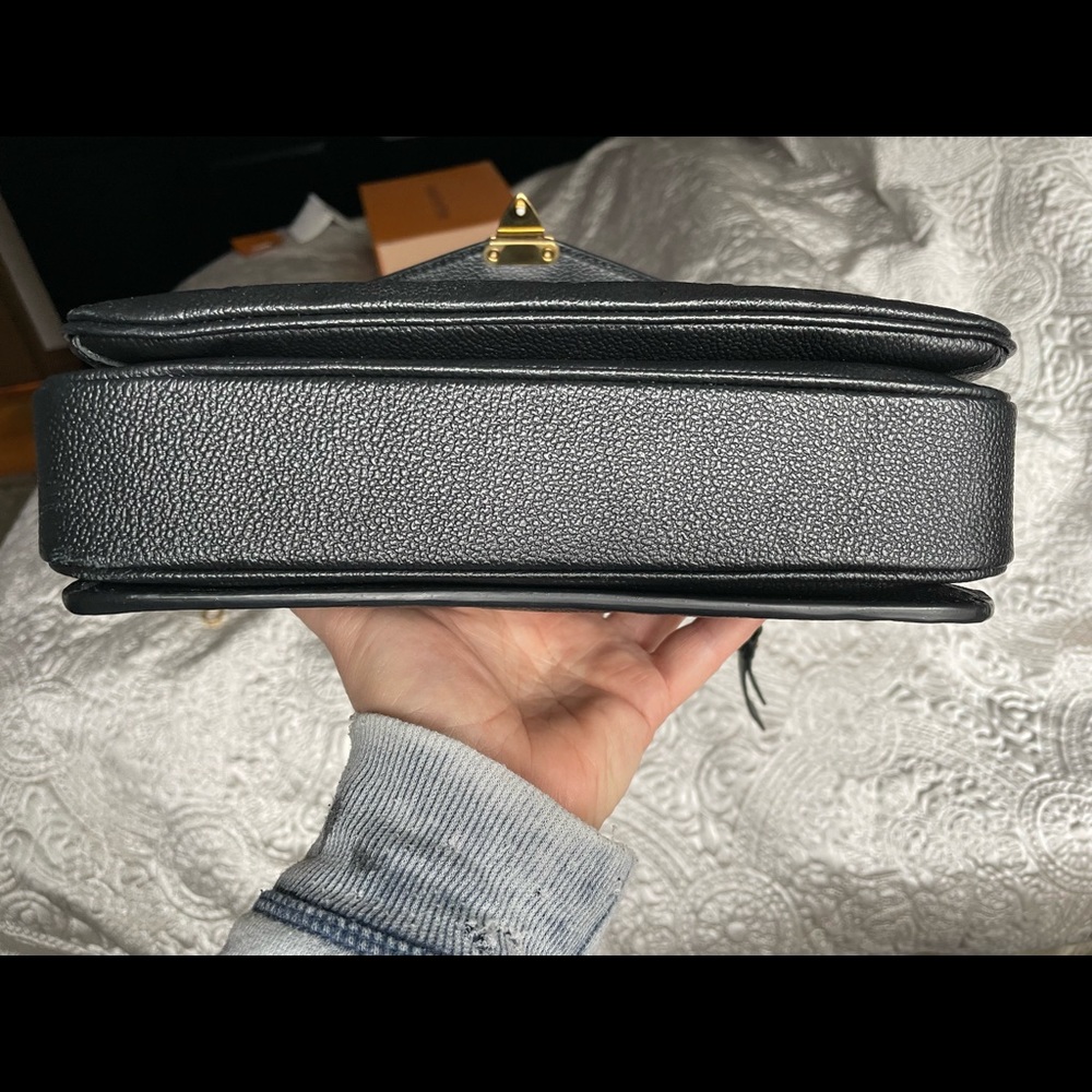 Pochette Metis black empreinte with dust bag, box. - Picture 7 of 13